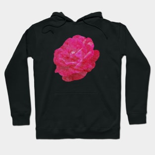 Red Speckled Rose Hoodie